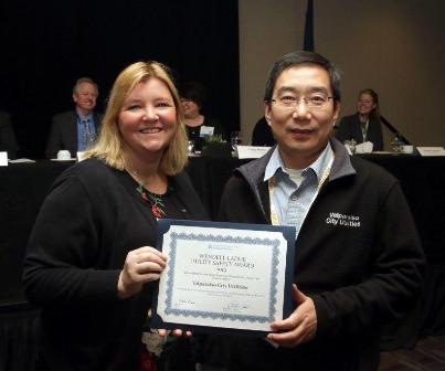 AWWA Utility Safety Award 2019-Shihua Chen